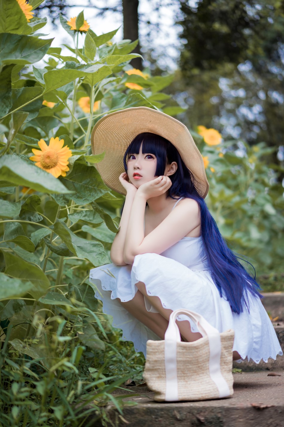 [喵糖映画]VOL.414 花园白裙 [37P/402MB]