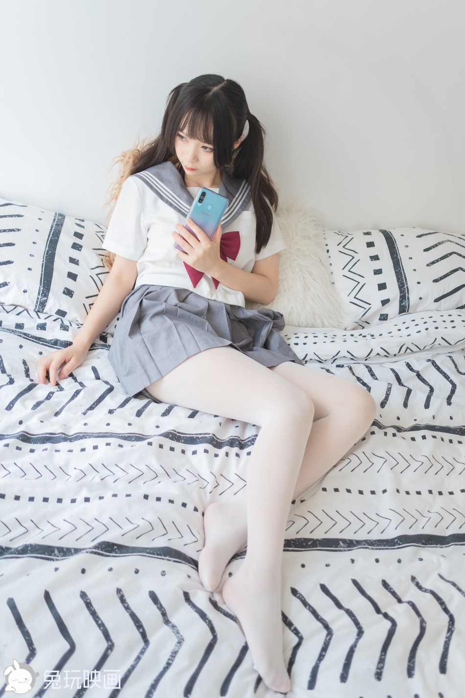 兔玩映画 C41.006 妹妹的可爱白丝 [45P/470MB]