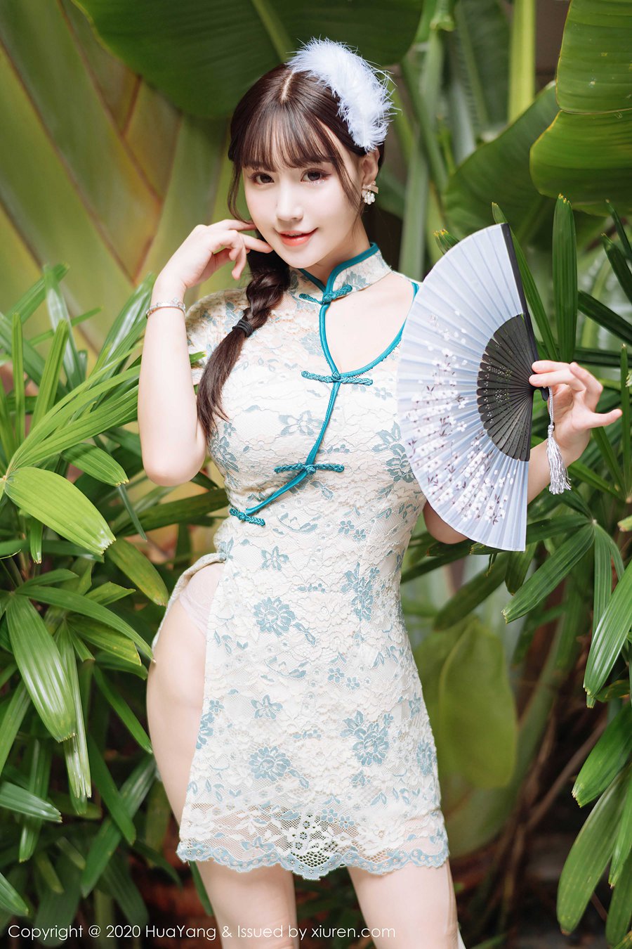 [HuaYang花漾show]HYG20200716VOL0256 2020.07.16 VOL.256 旗袍诱惑 Flower朱可儿[56+1P/672MB]