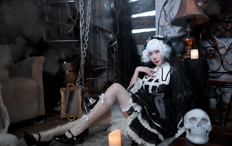 阿包也是兔娘 – 小裙子 夜之钢琴曲 [9P/146MB]