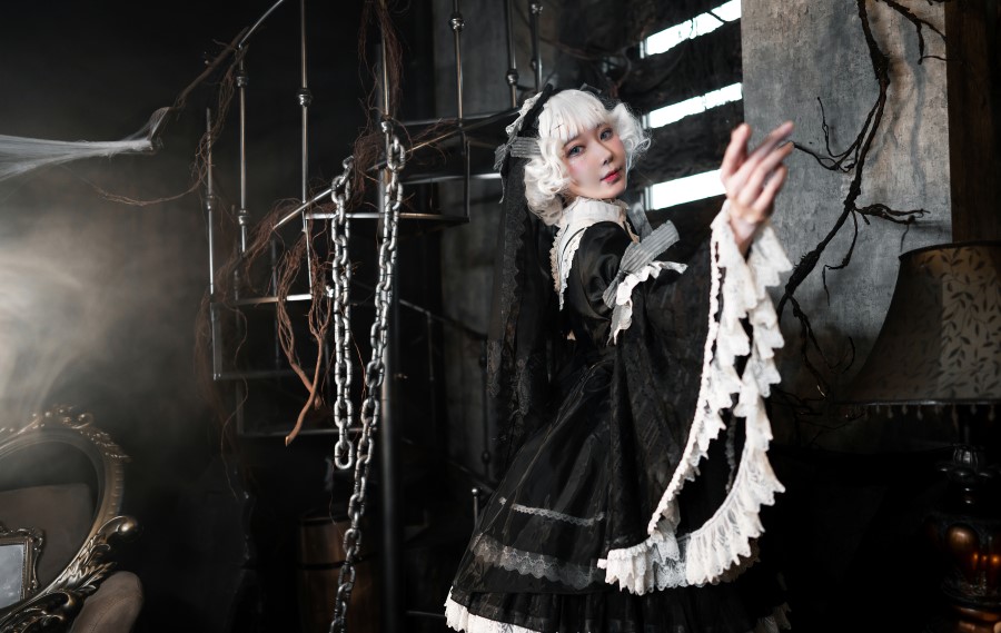 阿包也是兔娘 – 小裙子 夜之钢琴曲 [9P/146MB]