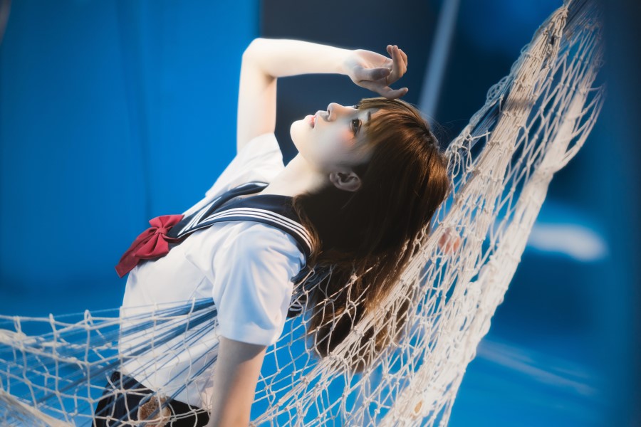 绮太郎Kitaro – 十分之七的蓝 [25P/68MB]