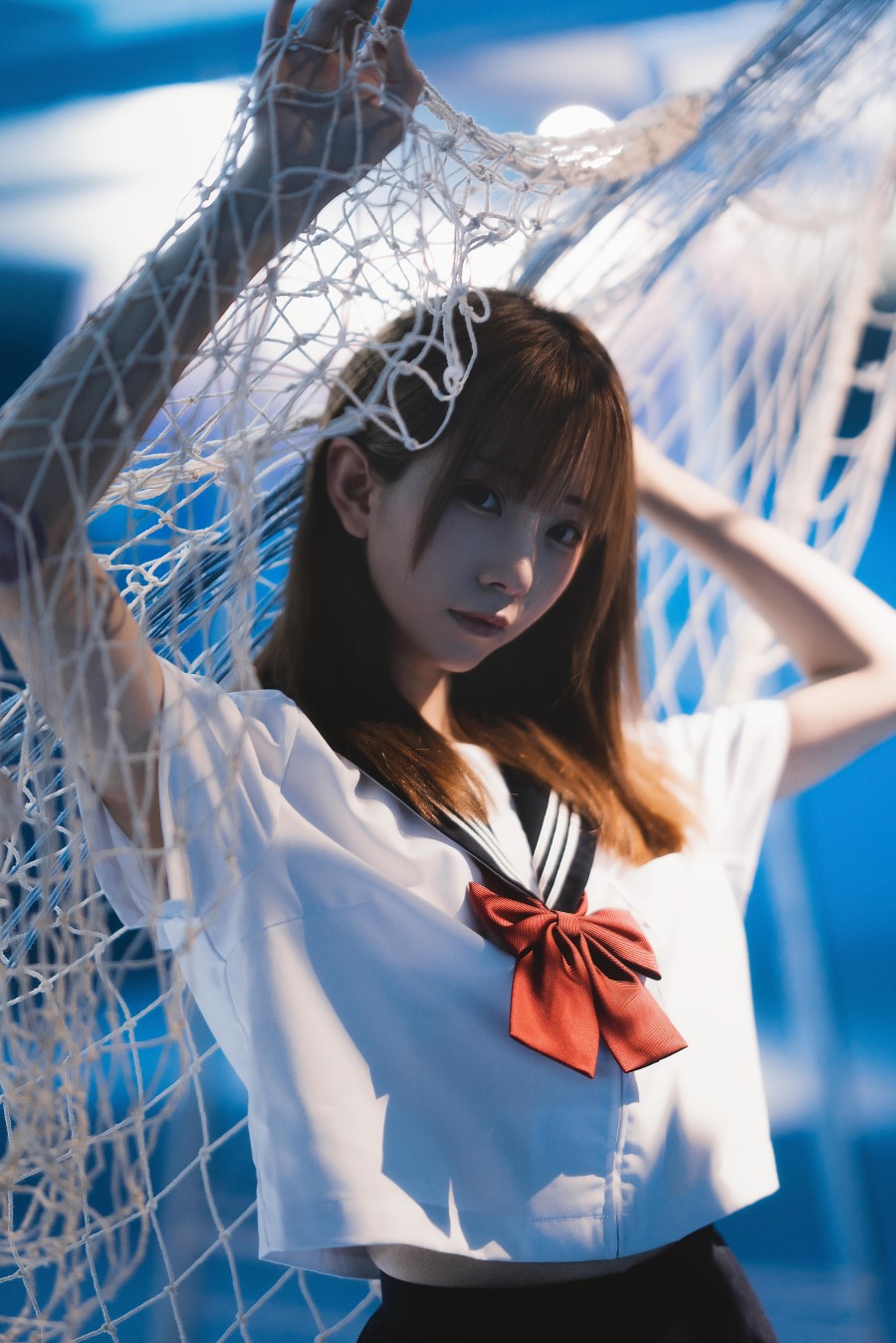 绮太郎Kitaro – 十分之七的蓝 [25P/68MB]