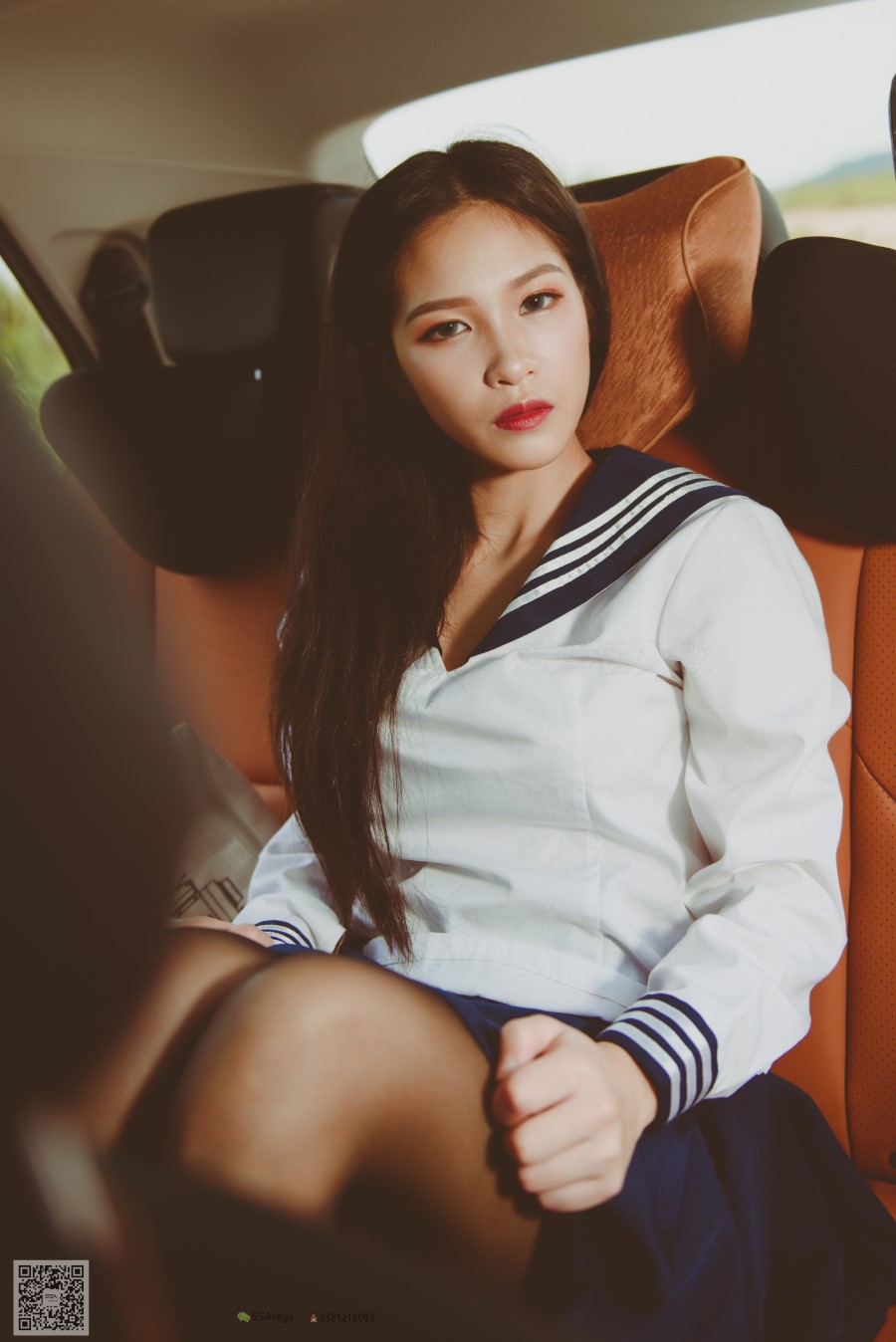 [SSA丝社]超清写真 NO.017 佳佳 小丝妹佳佳练车记 [63P/1.02GB]