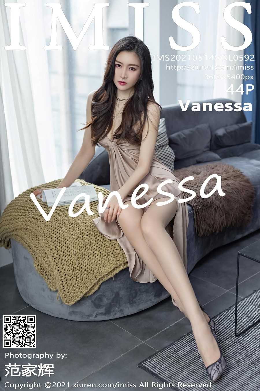 [IMiss爱蜜社]2021.05.14 VOL.592 Vanessa[44+1P/83.3MB]