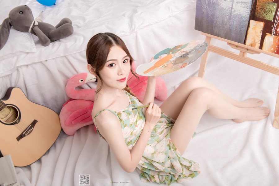 [SSA丝社]超清写真 NO.022 琪琪 化身灵魂画师肉丝美足特写 [99P/971MB]