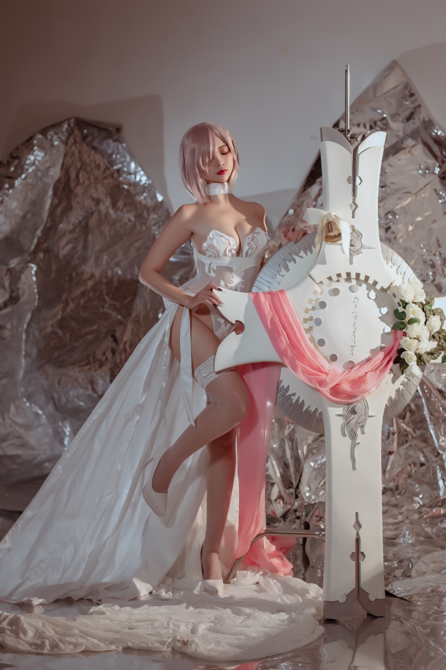 二佐Nisa - 玛修婚纱 [42P/652MB]