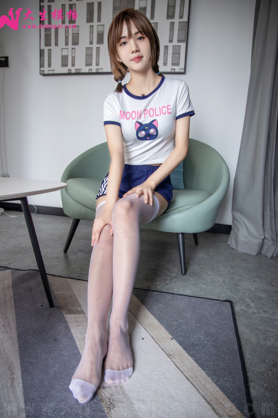 大生模拍 NO.254 肖敏 长筒白丝 [72P/570MB]