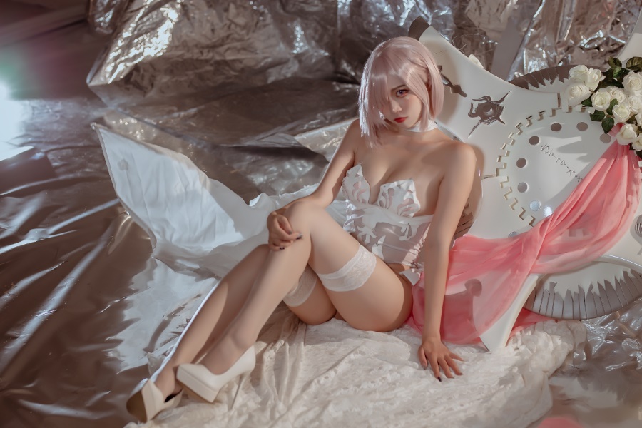 二佐Nisa – fate玛修婚纱 [40P/621MB]