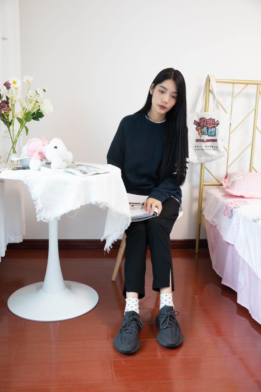 物恋传媒 NO.909 蕾蕾-黑色玫瑰[128P/1V/3.07GB]