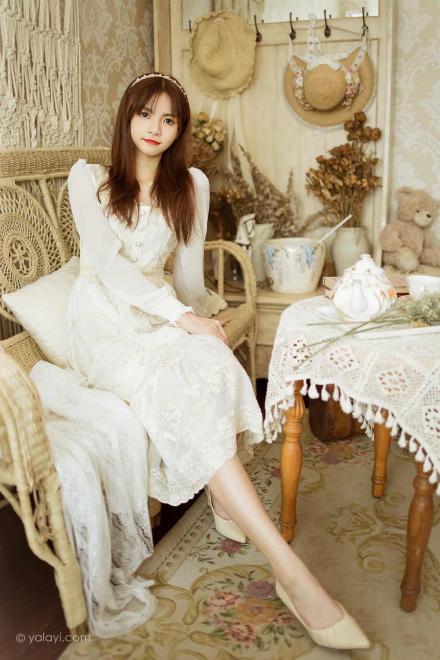 [YALAYI雅拉伊] 2021.11.29 NO.870 花白裙 茹莎 [47P/494MB]