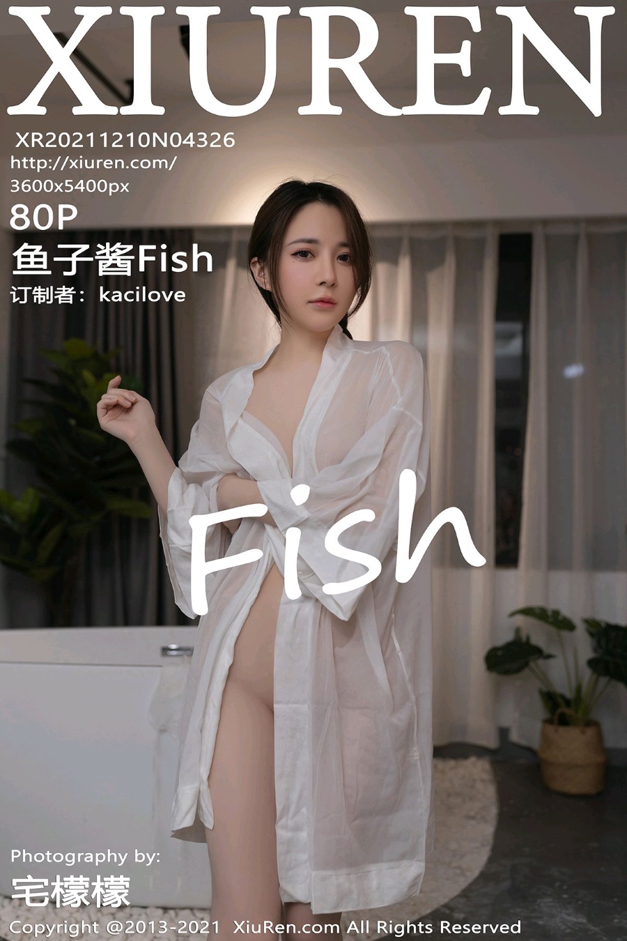 [Xiuren秀人网]2021.12.10 NO.4326 浴室主题 鱼子酱Fish [80+1P/656MB]
