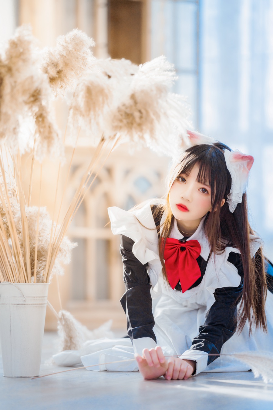 萝莉风COS 桜桃喵 – 长裙妹抖（日）[97P/2.01GB]