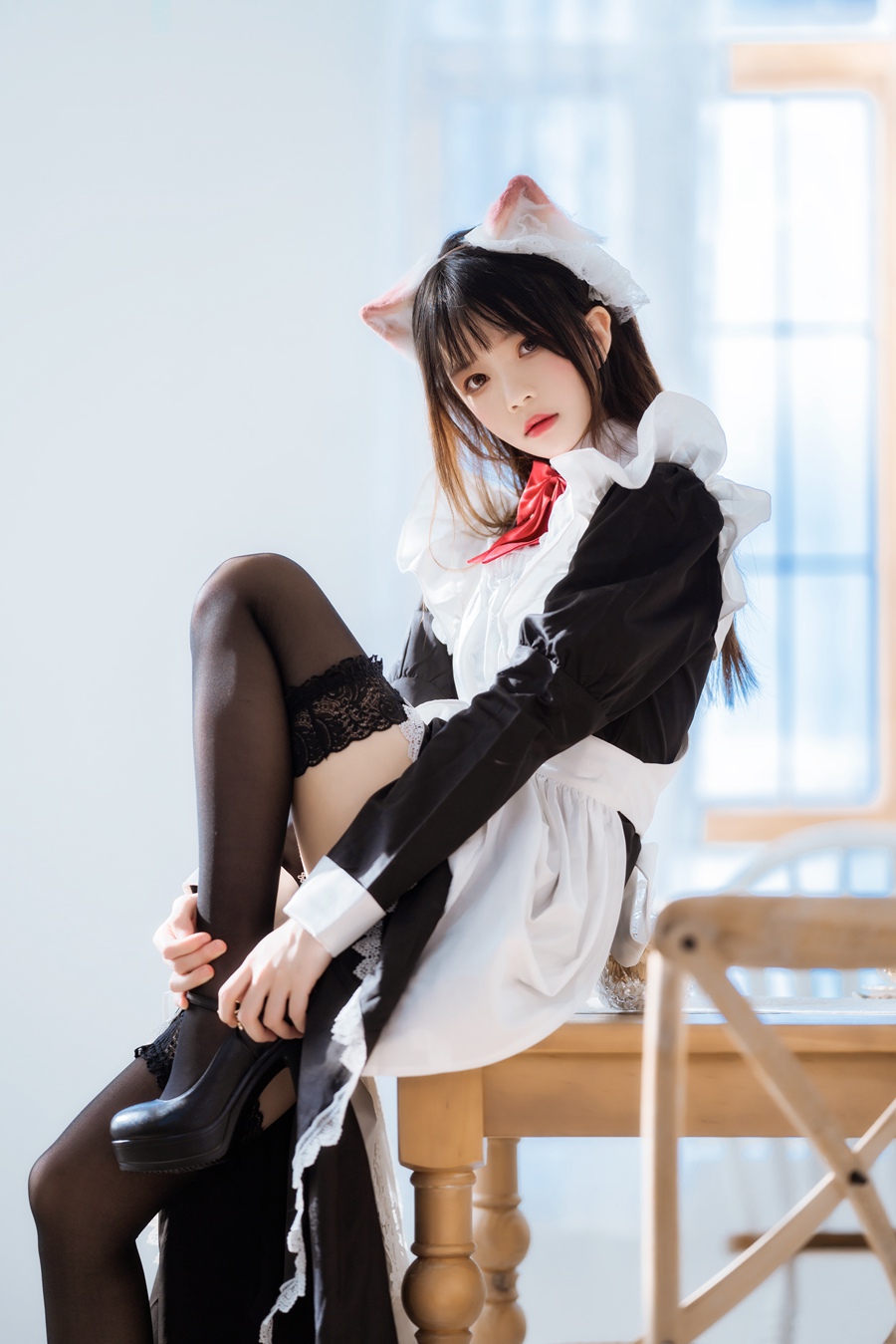 萝莉风COS 桜桃喵 – 长裙妹抖（日）[97P/2.01GB]