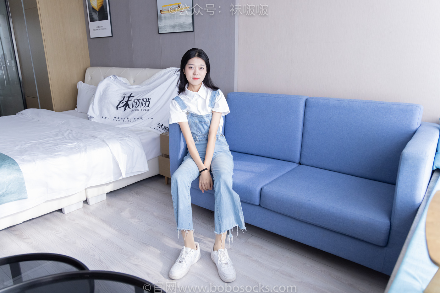 [BoBoSocks袜啵啵]NO.034 瑶瑶-空军一号板鞋、特旧厚肉丝 [131P/1V/4.15GB]