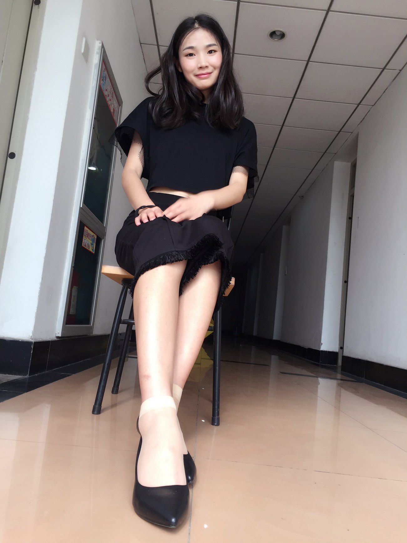 学妹校园寝室短丝系列027期 陆晓芸 [65P/110MB]