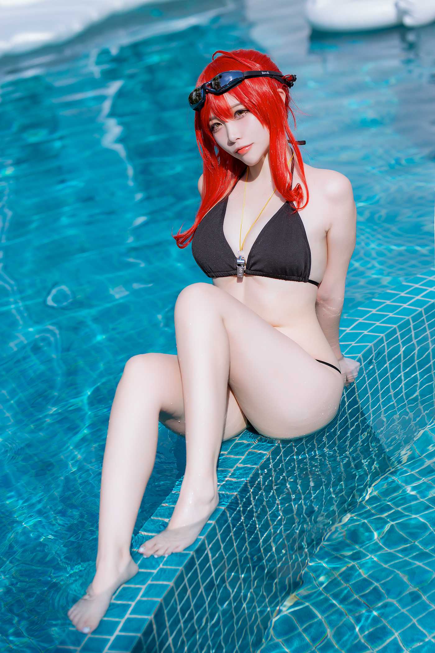 二佐Nisa – 碧蓝航线 扎拉泳装 [14P/269MB]