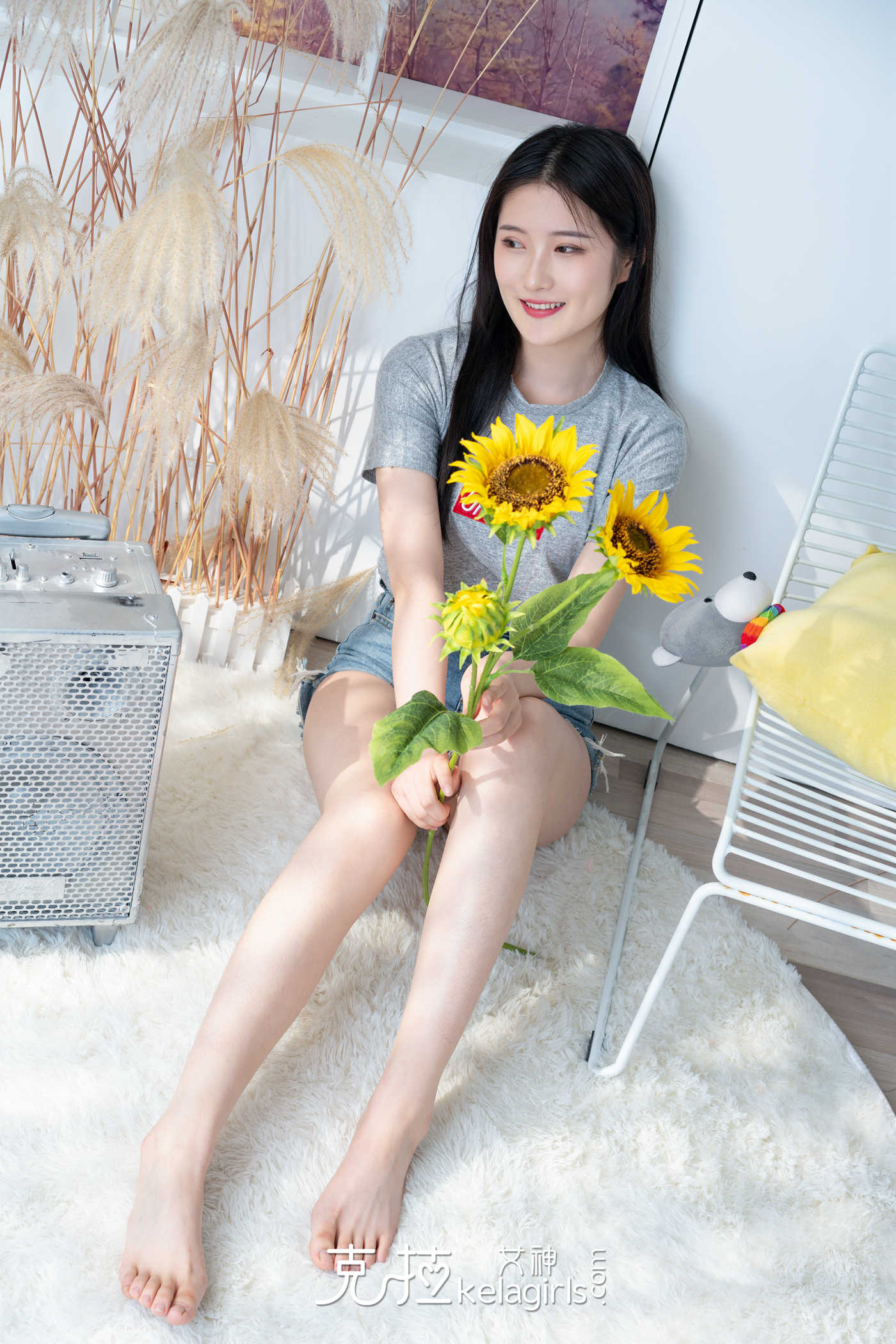 [KeLaGirls克拉女神] [KL] 2021.05.15《萌妹人字拖》嘉萌[22P/375MB]