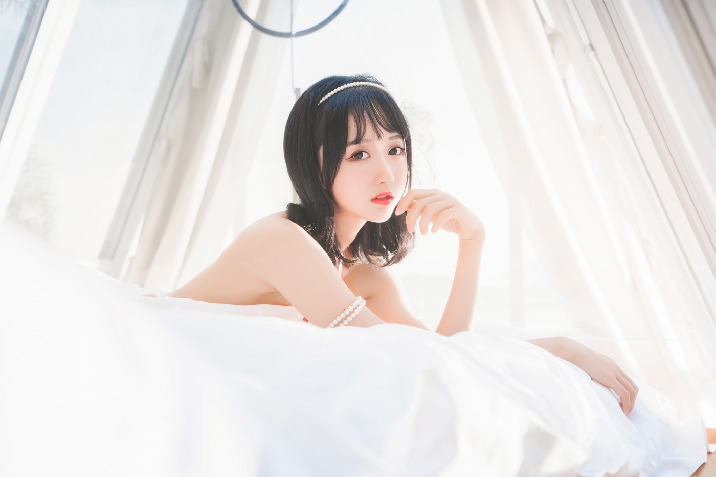 萌系小姐姐木绵绵OwO - 水波温柔 [24P/436MB]