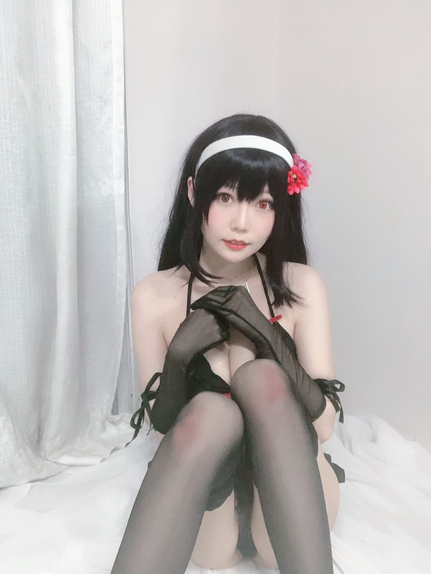 香草喵露露 – 诗羽学姐睡衣 [45P/159MB]