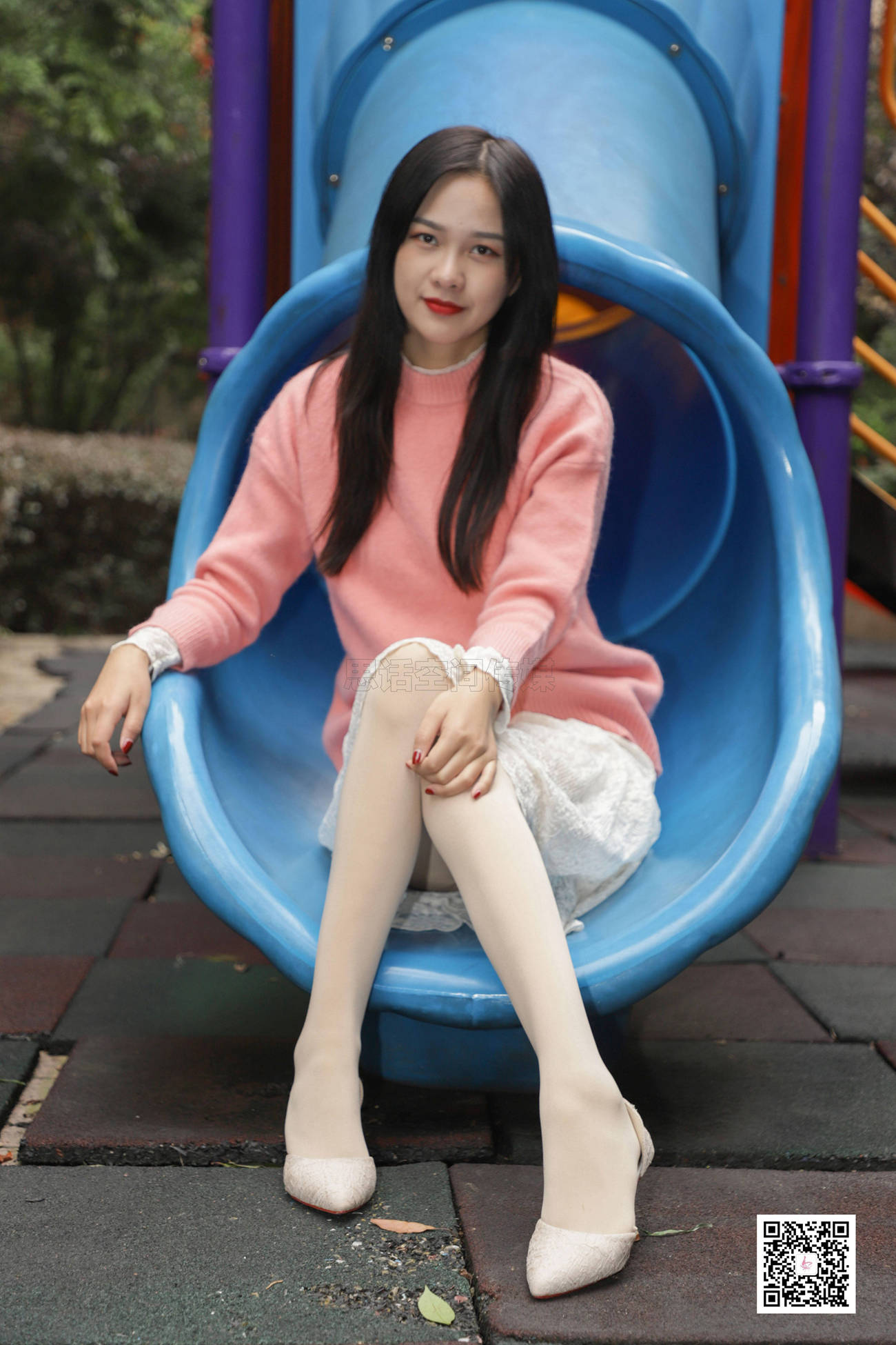 [SiHua思话]SJ059 橙子 温柔浅口中跟高跟鞋[54P/74.4MB]