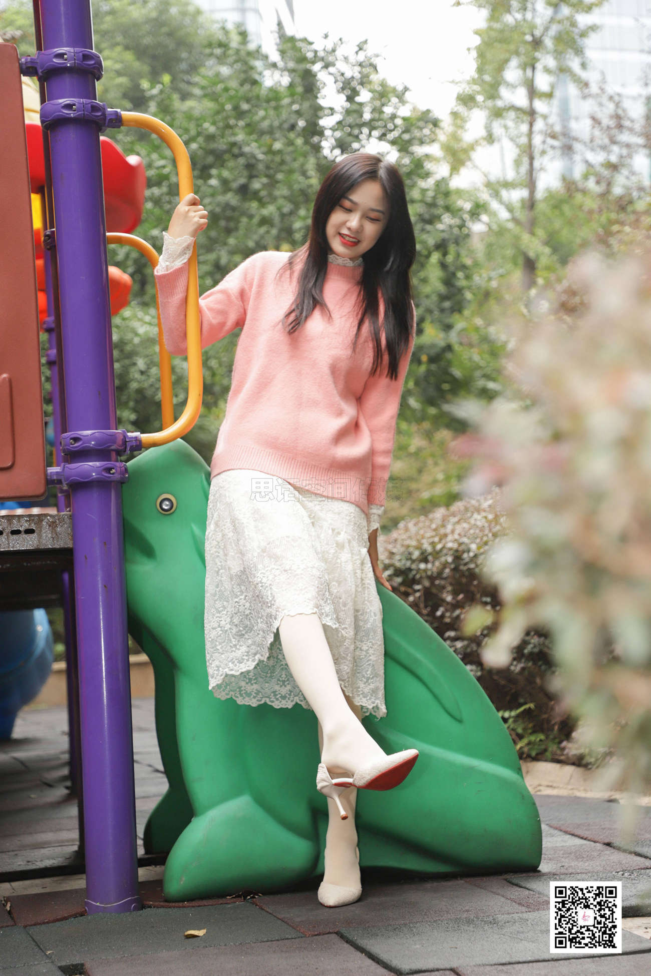 [SiHua思话]SJ059 橙子 温柔浅口中跟高跟鞋[54P/74.4MB]