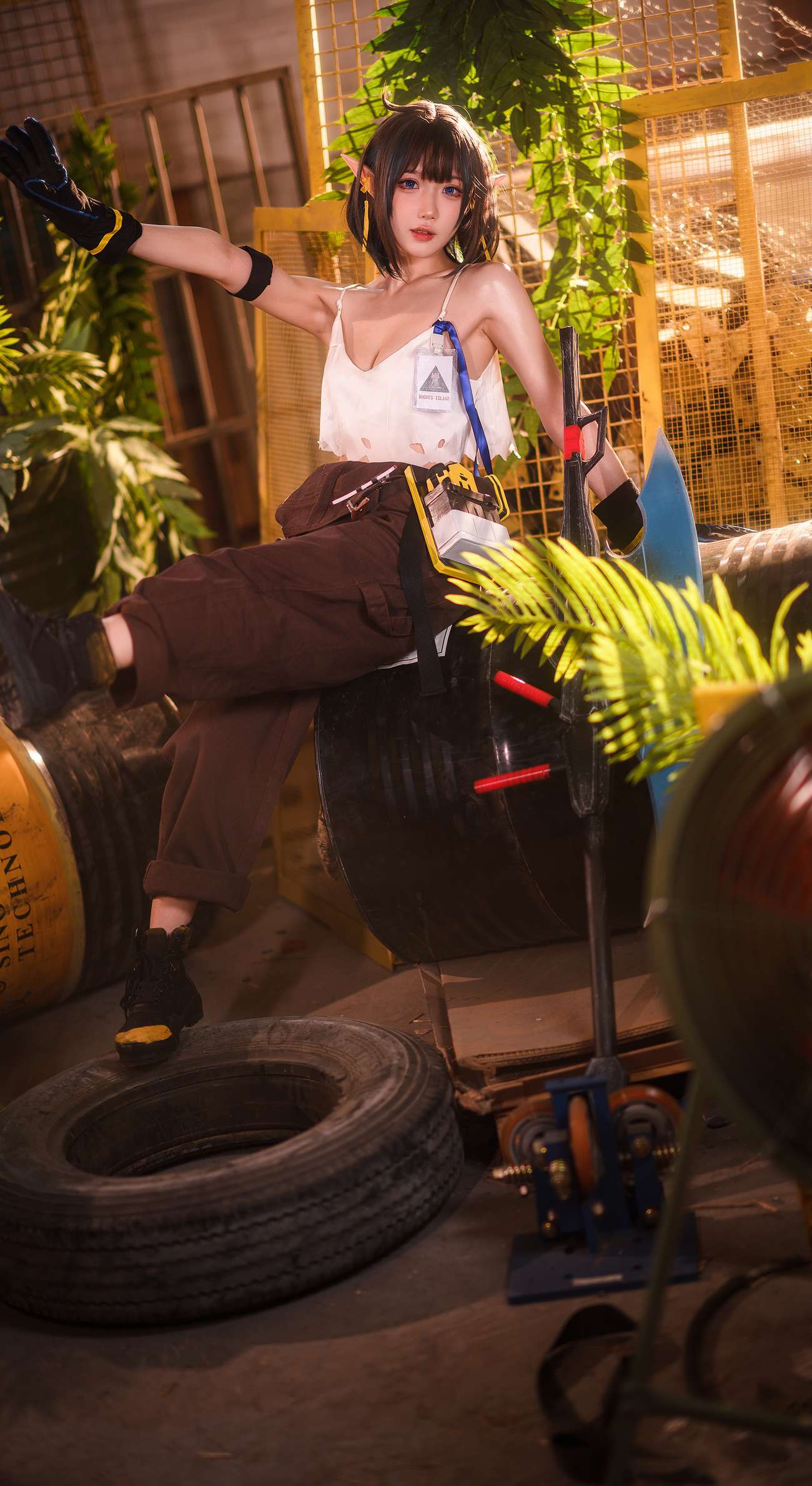 动漫博主 阿包也是兔娘 - 明日方舟 森蚺 [33P/507MB]