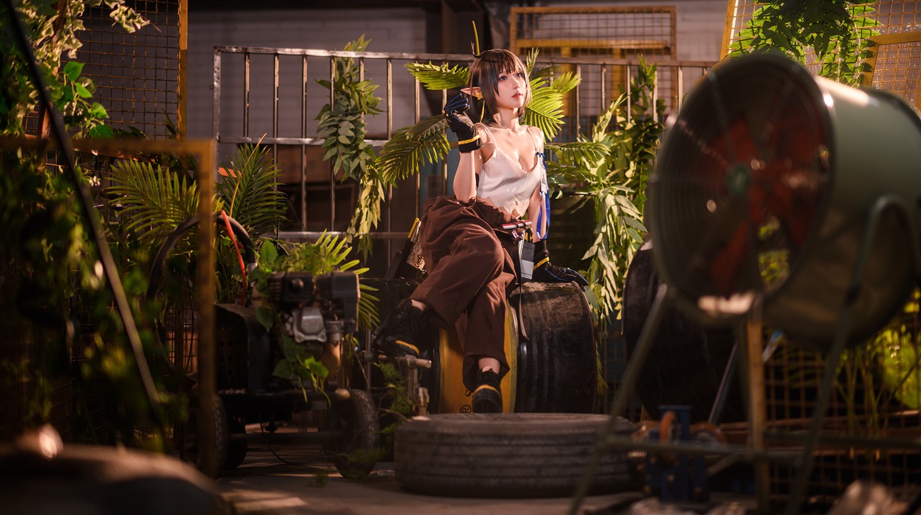 动漫博主 阿包也是兔娘 - 明日方舟 森蚺 [33P/507MB]