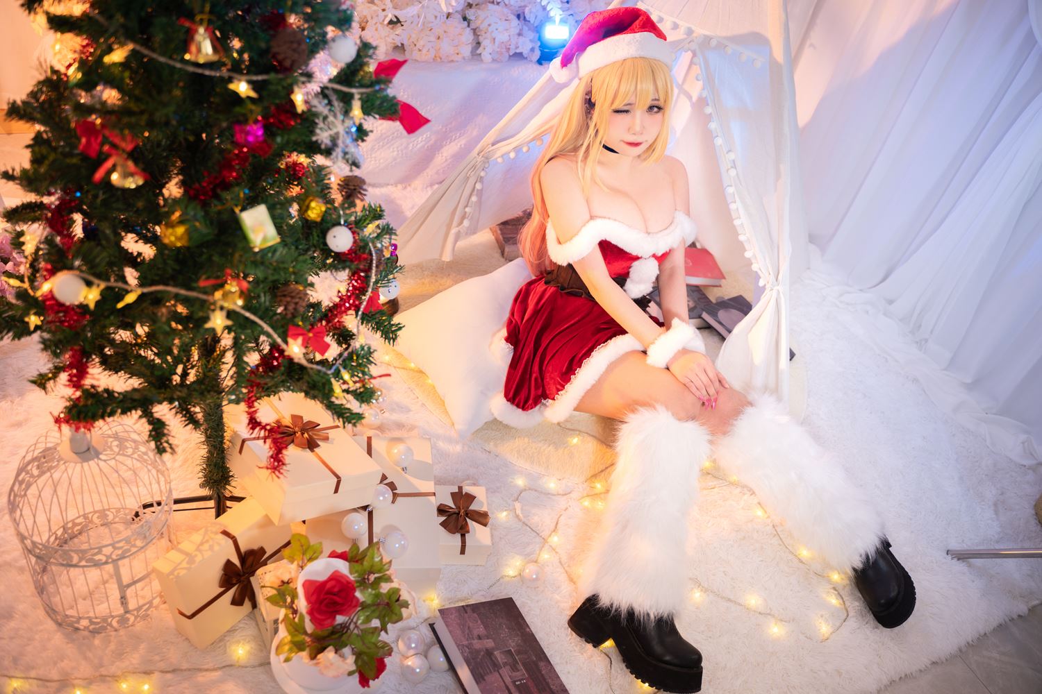 贞子蜜桃 喜多川夢海 圣诞 [70P/1V/870MB]