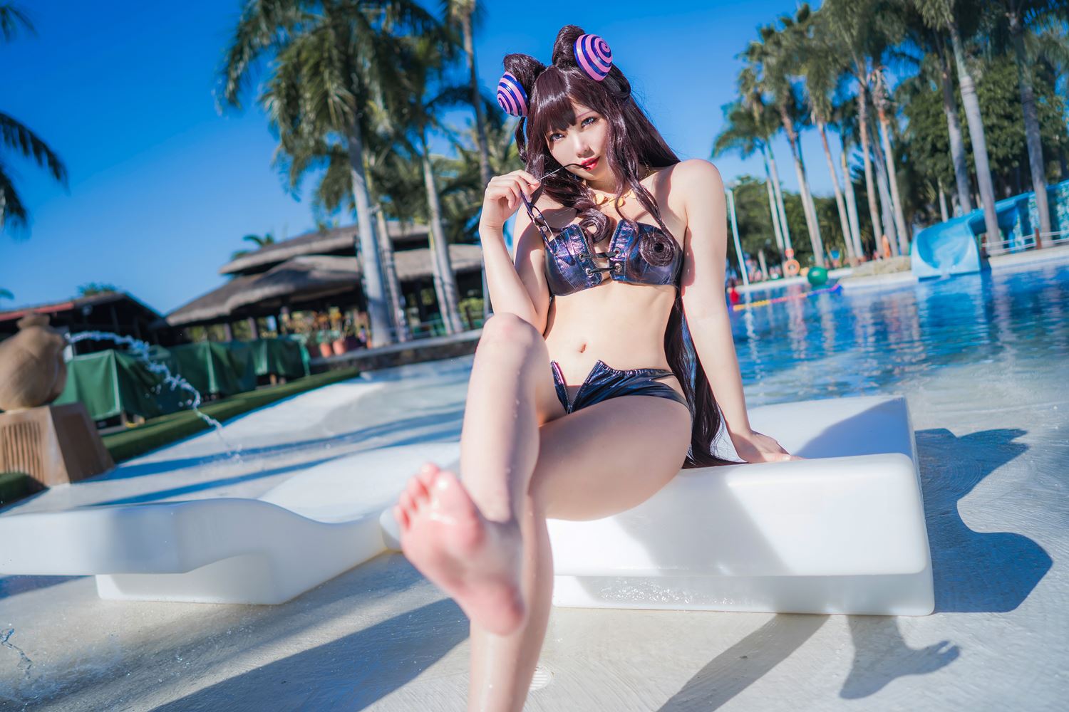 墨玉-M 紫式部泳装 [35P/329MB]