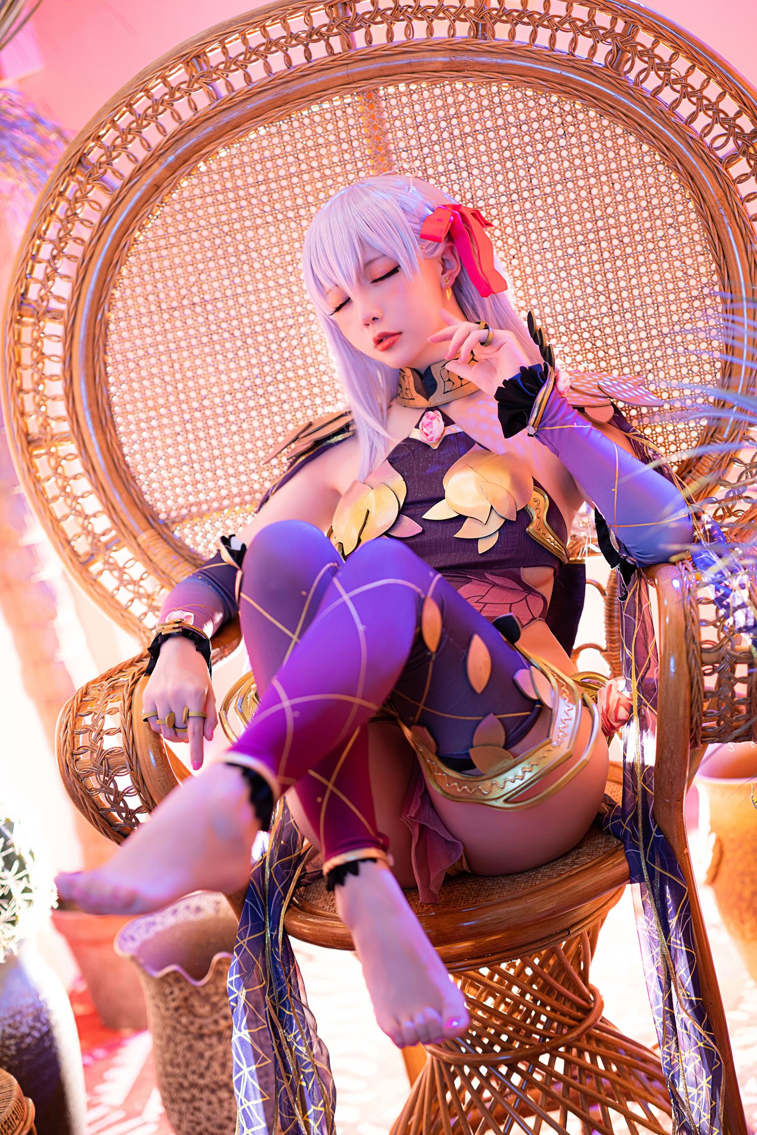 网紅Coser@星之迟迟 秘密花园 伽摩 [19P/104MB]