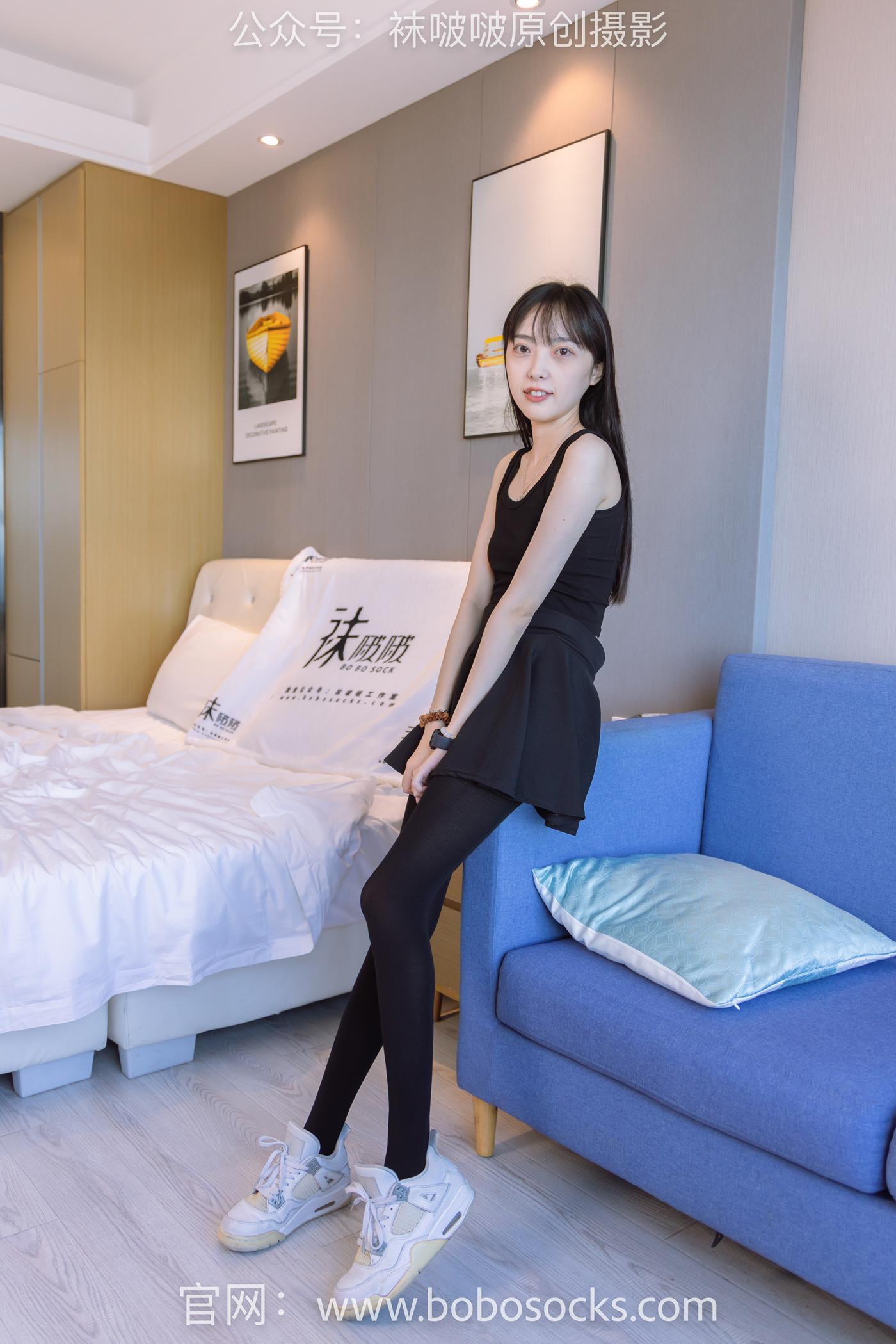 [BoBoSocks袜啵啵]NO.130 稚予-两双穿脏篮球鞋、厚黑丝[145P/1V/5.91GB]