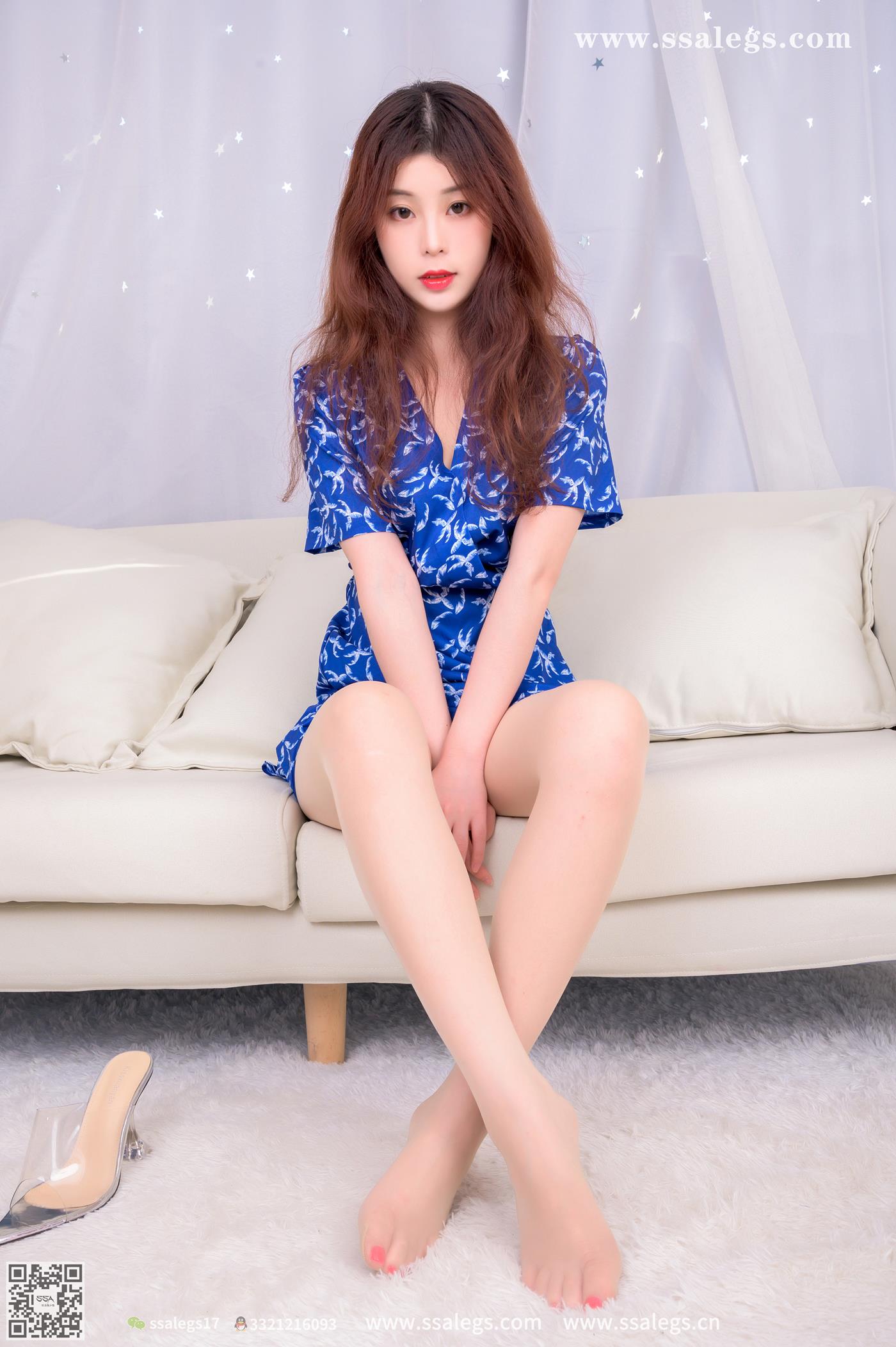 [SSA丝社]超清写真 NO.420 媛媛法式碎花裙肉丝写真(下)[122P/1.42GB]
