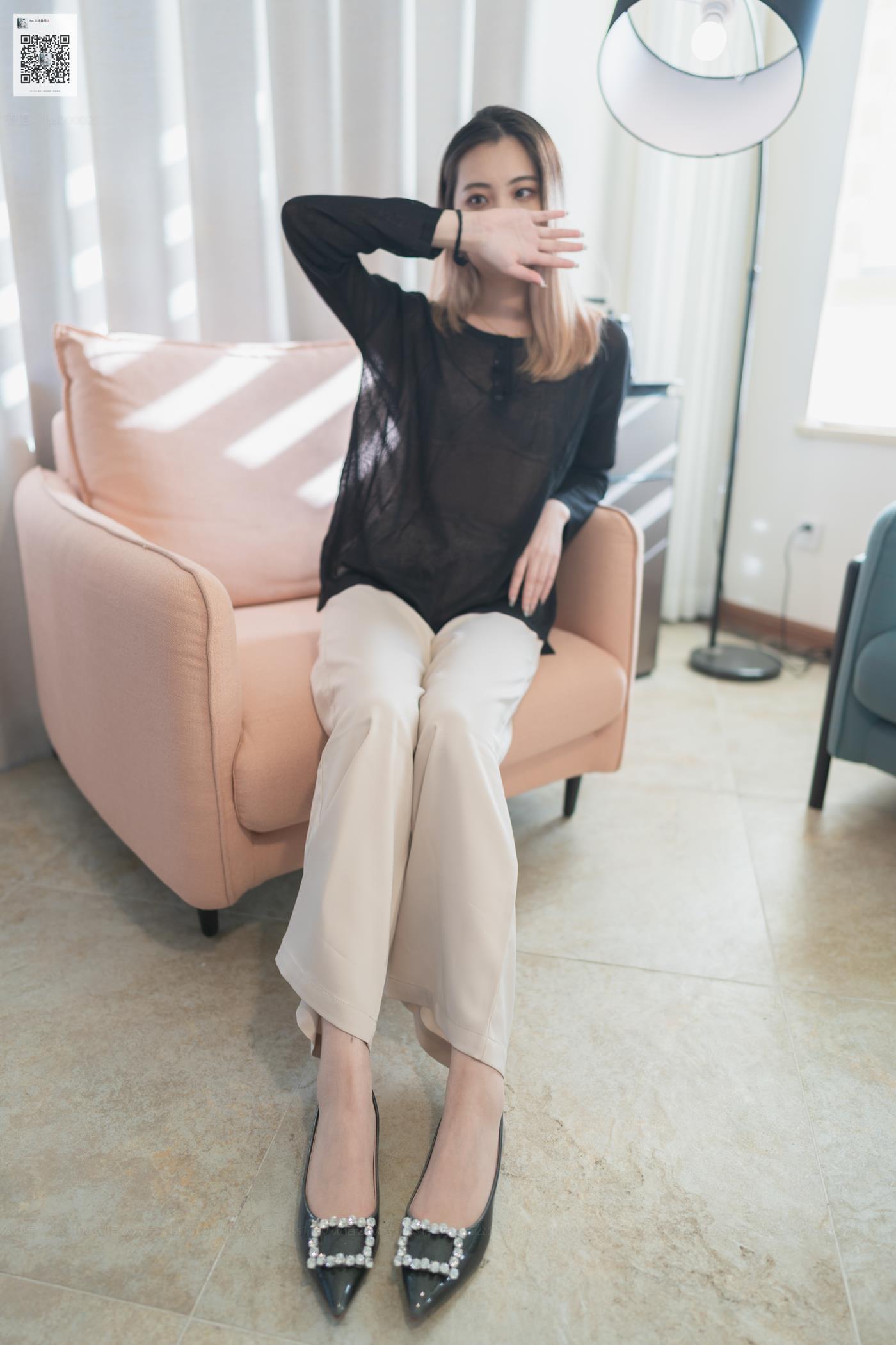 ISS系列 012 铭铭 超薄隐形全透明连裤袜 [119P/1V/0.97GB]