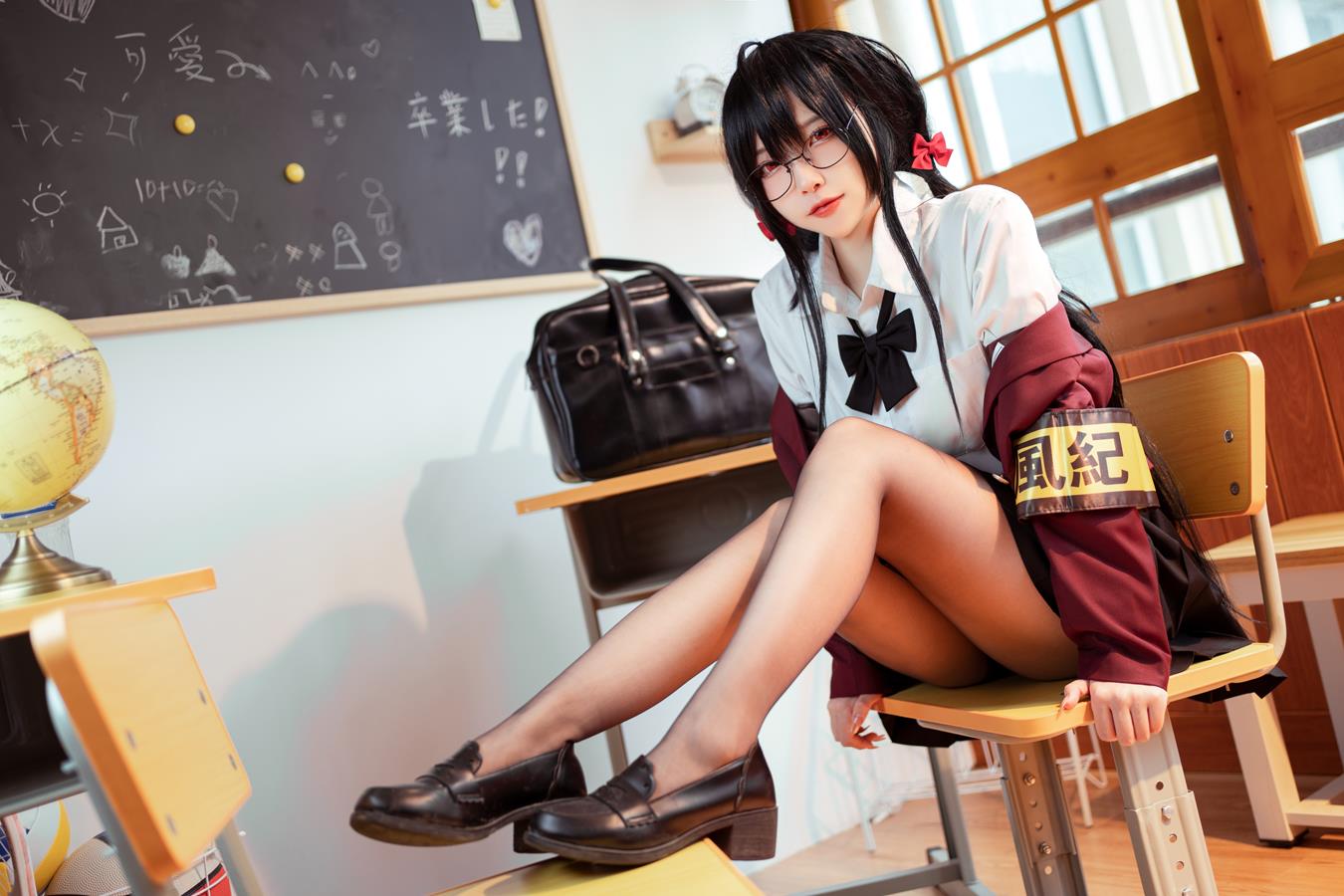 人气Coser二佐Nisa 碧蓝大凤JK [21P/579MB]