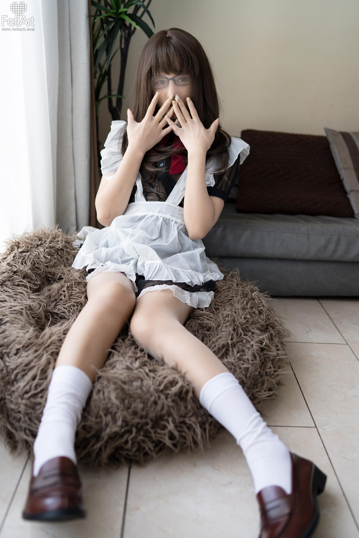 [FetiArt尚物集]NO.048 Pantyhose Encasement Maid MODEL-Jasmine[38+1P/110MB]