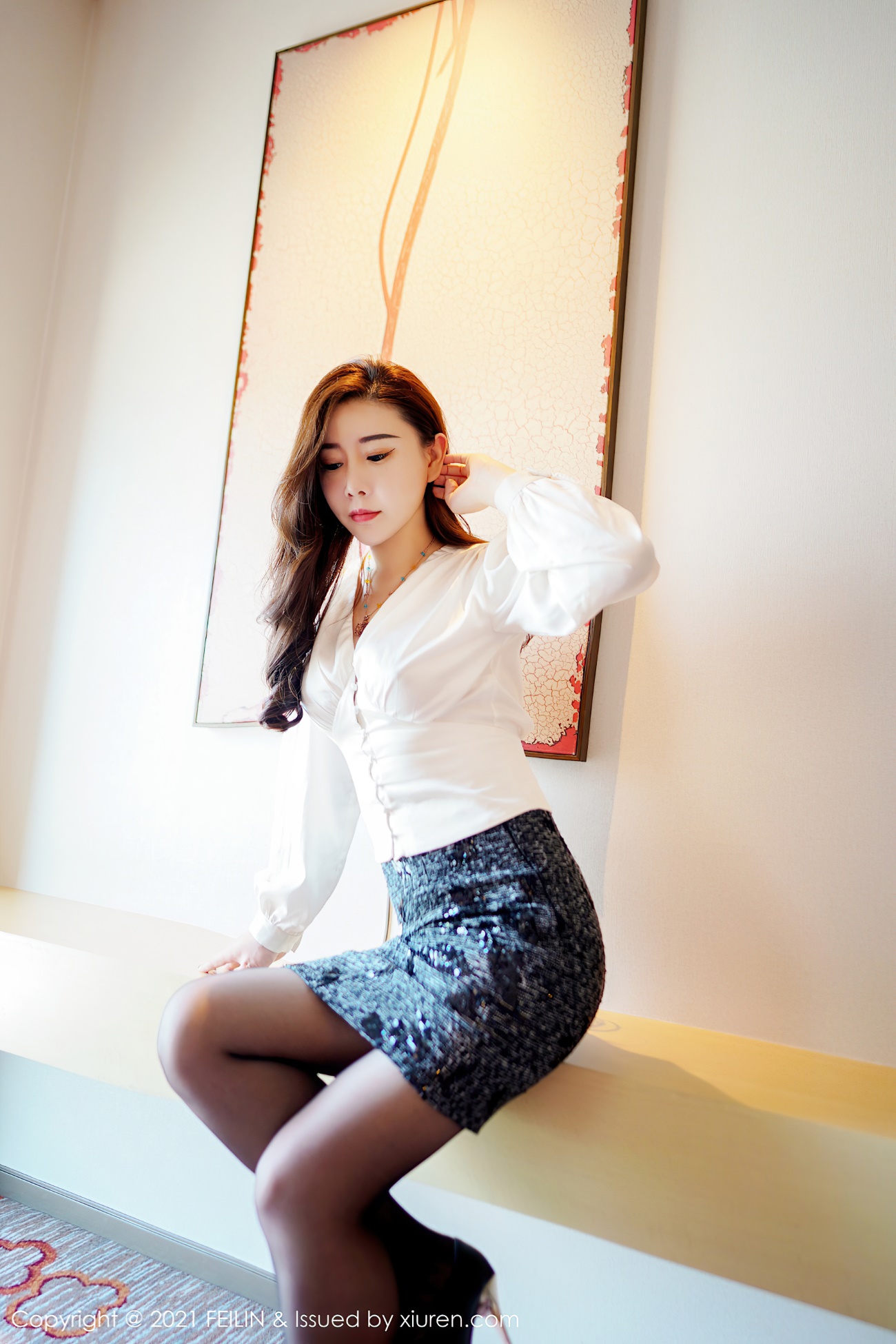 [FeiLin嗲囡囡]2021.07.05 VOL.400 王婉悠Queen[51+1P/541MB]