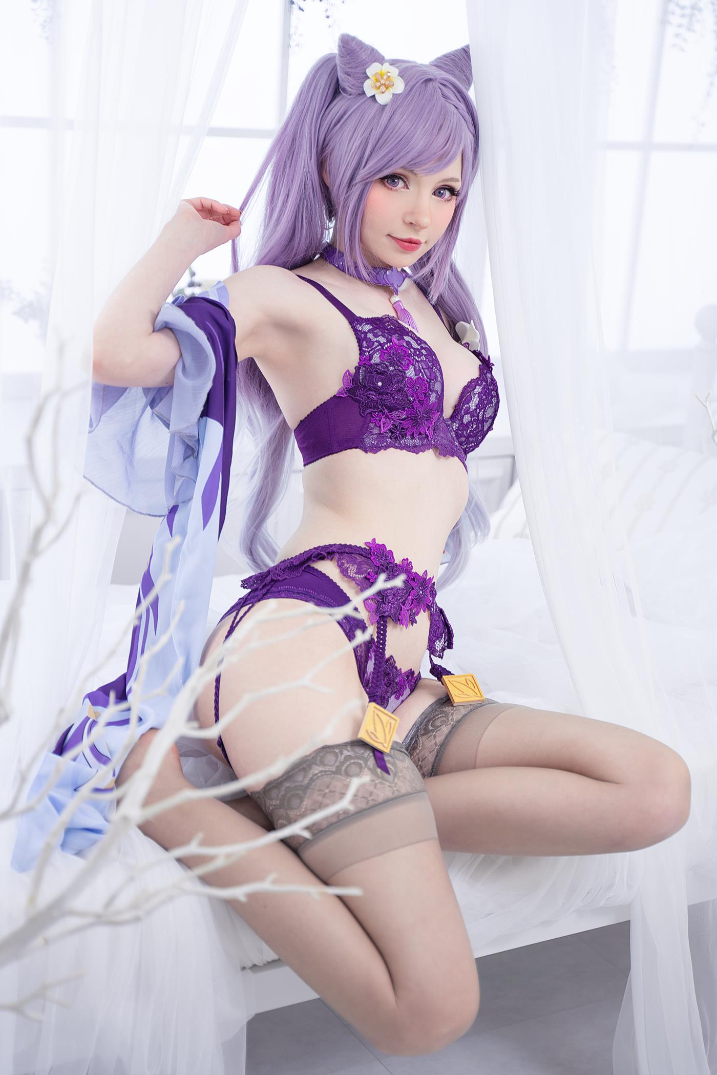 Peach milky - Keqing Genshin Impact[114P/933MB]