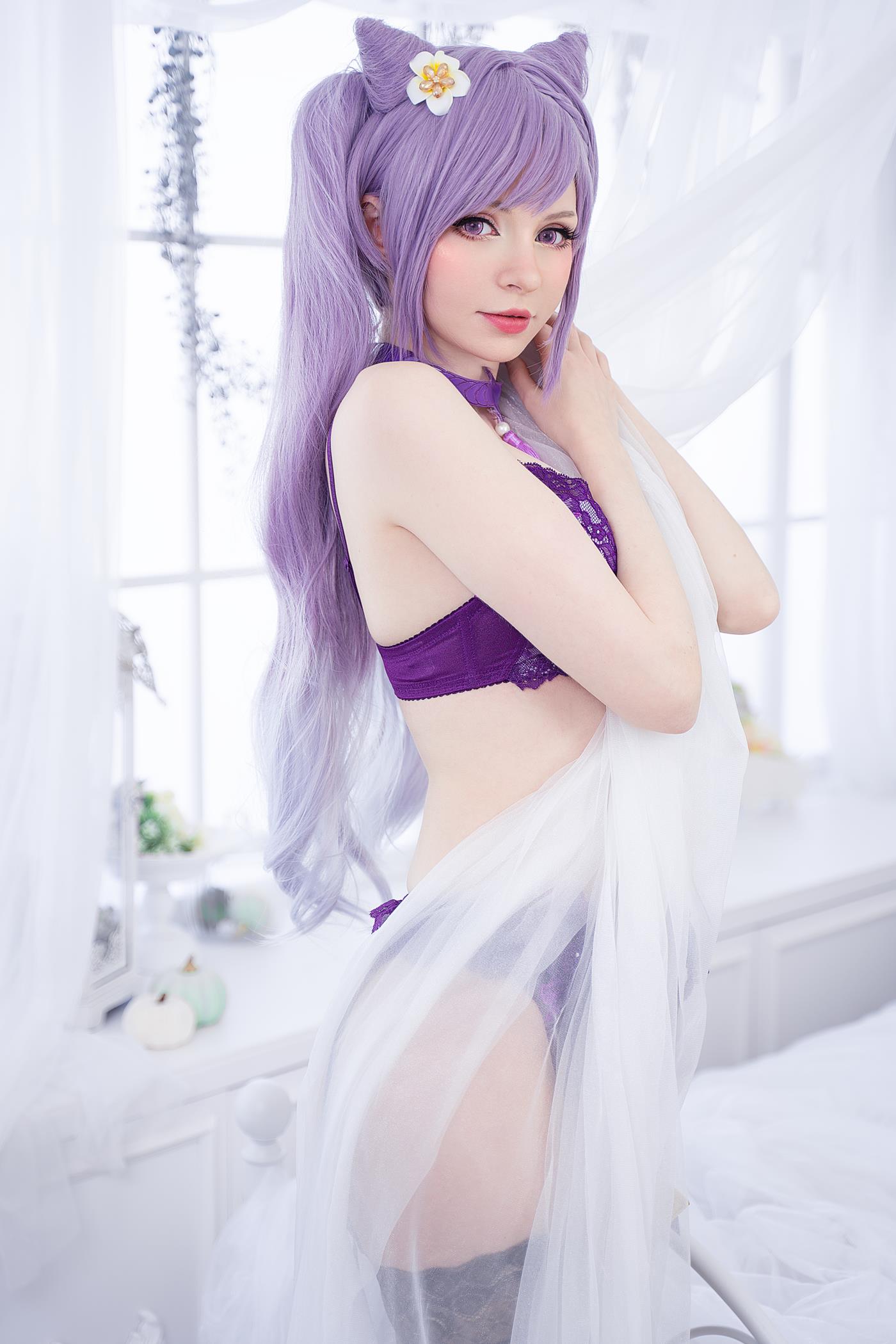 Peach milky - Keqing Genshin Impact[114P/933MB]