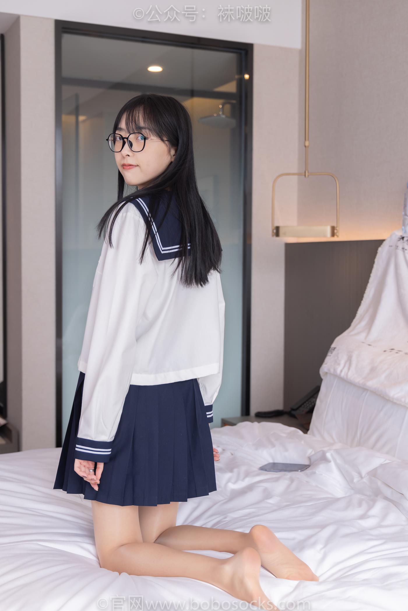 [BoBoSocks袜啵啵]积分限定作品 NO.005 稚予-JK制服、皮鞋、油亮肉丝[133P/1V/4.12GB]