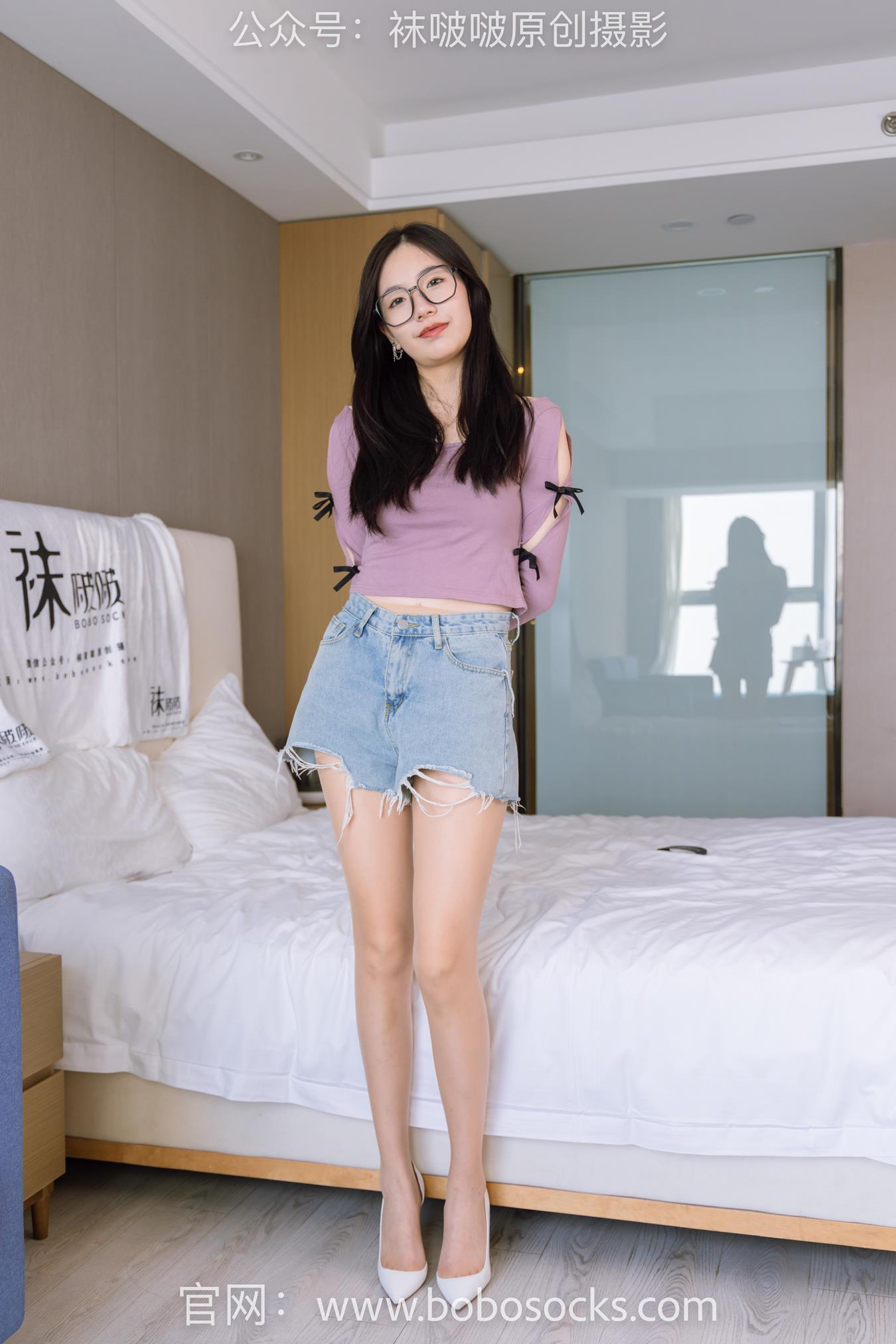 [BoBoSocks袜啵啵]NO.162 小甜豆-高跟鞋、肉丝、裸足[167P/1V/6.74GB]