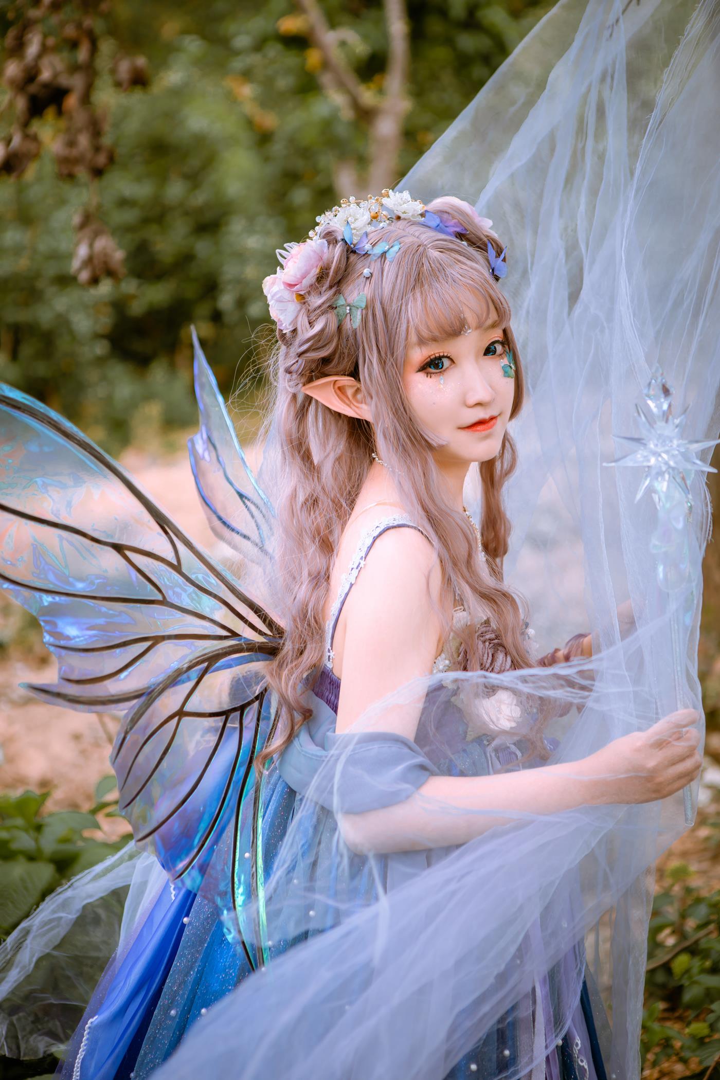 [YITUYU艺图语] 2022.02.11 精灵花季 重羽_KUSHINA-MIO [23P/345MB]