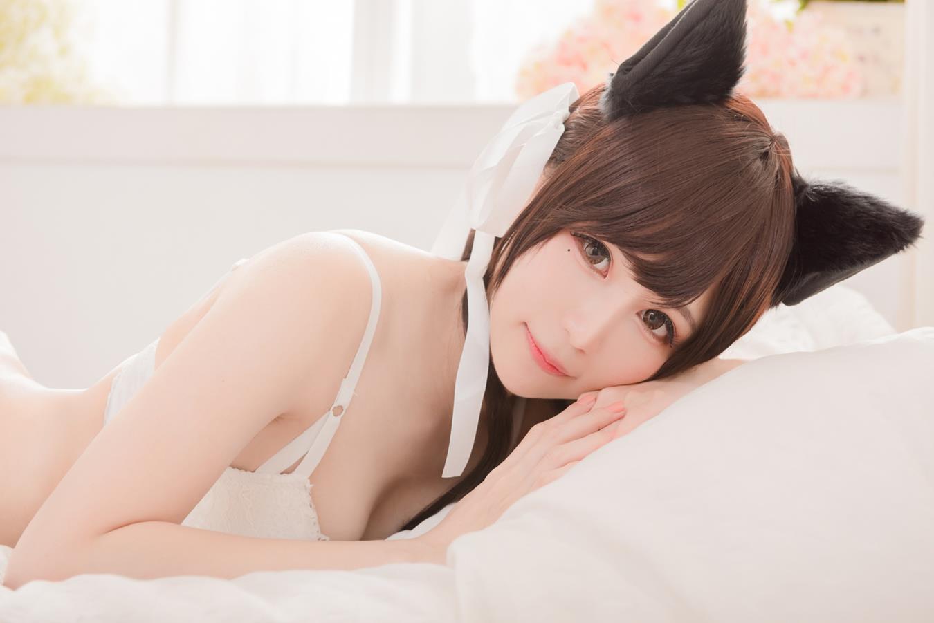 白神泱  白色内衣兽耳[13P/8MB]