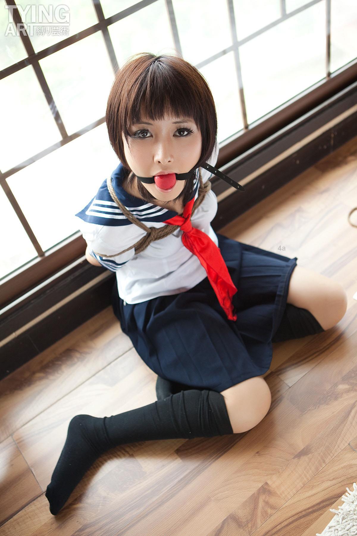[禁忌摄影]Taboo-love NO.092 TyingArt 縛リ芸術 Dimdim & Shiryl OL & School Girl 2[40P/10.7MB]