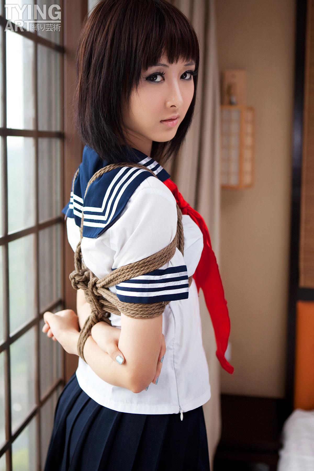 [禁忌摄影]Taboo-love NO.090 TyingArt 縛リ芸術 Shiryl School Girl[27P/6.69MB]