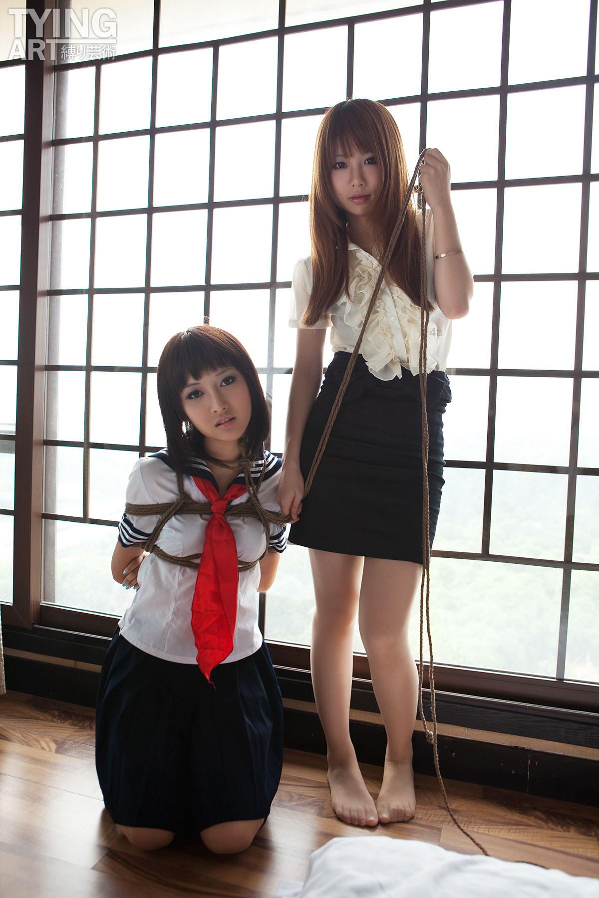 [禁忌摄影]Taboo-love NO.091 TyingArt 縛リ芸術 Dimdim & Shiryl OL & School Girl 1[26P/7.04MB]