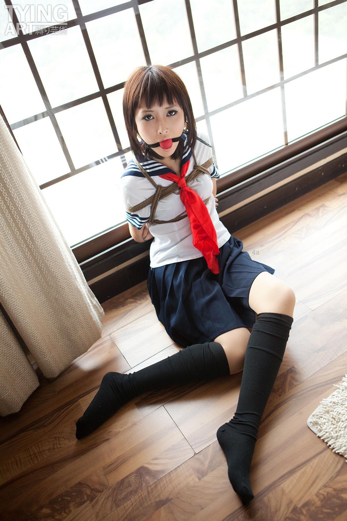 [禁忌摄影]Taboo-love NO.092 TyingArt 縛リ芸術 Dimdim & Shiryl OL & School Girl 2[40P/10.7MB]
