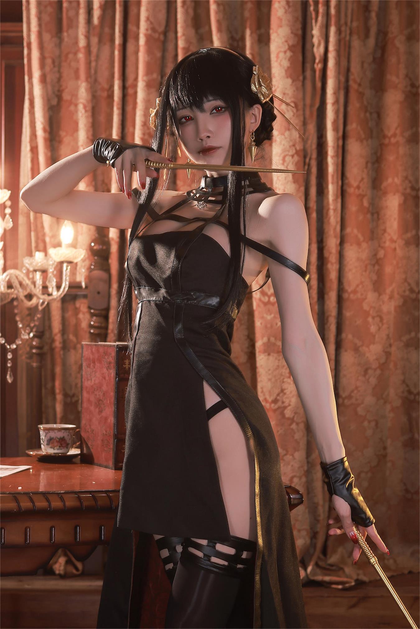 水淼aqua  - 约尔 黑礼服[64P/79MB]