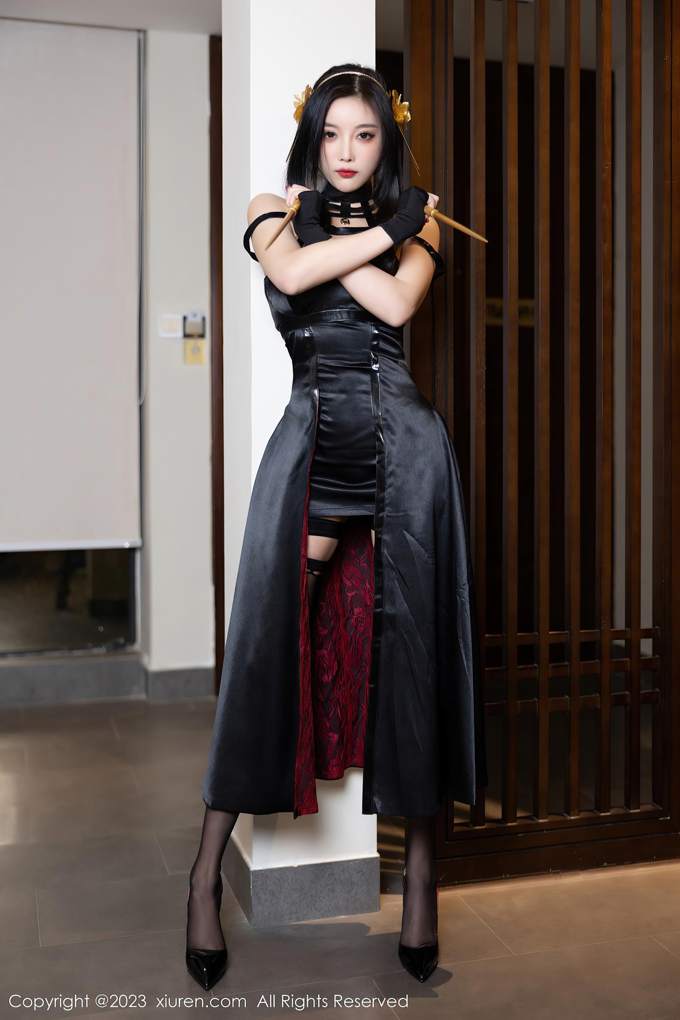 [XiuRen秀人网] 2023.01.10 No.6114 杨晨晨Yome 黑丝美臀[84P/748MB]