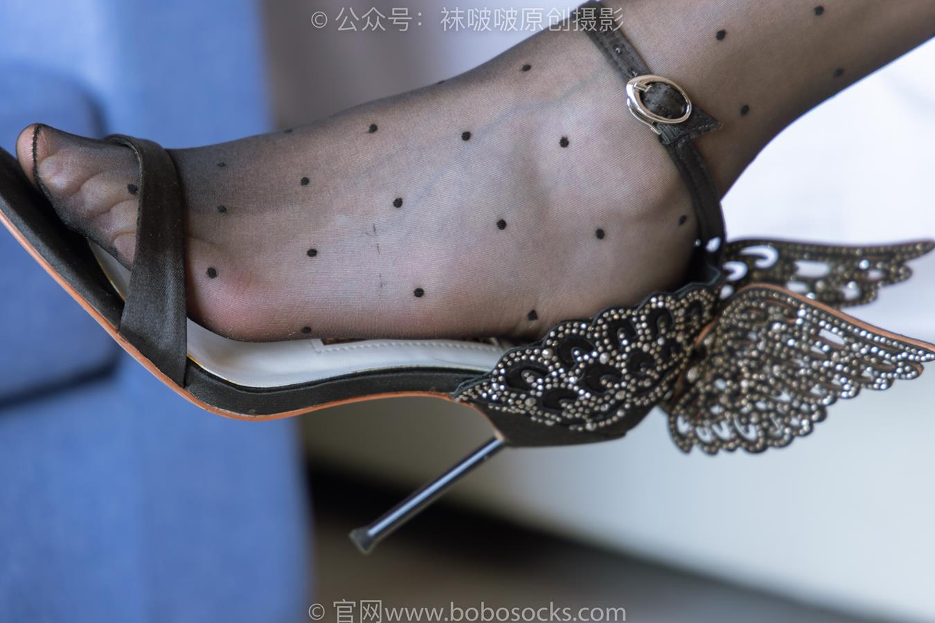 [BoBoSocks袜啵啵]NO.175 小甜豆-高跟鞋、黑丝 脚尖透明款[140P/1V/5.83GB]